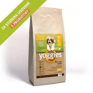 Yoggies MINI Monoproteinové granule s krůtím masem a jáhly 15kg