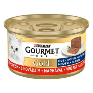 GOURMET Gold paštika s hovězím 85g