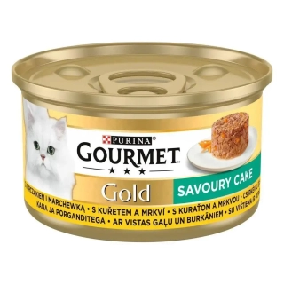 GOURMET Gold Savoury Cake Kuře s mrkví 85g